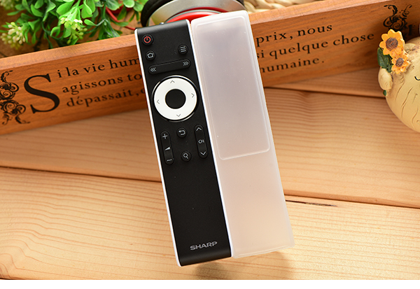 Sharp TV điều khiển từ xa đặt điều khiển từ xa silicone bảo vệ bìa silicone chống mùa thu bộ bụi che