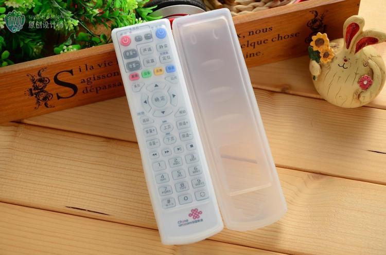 China Unicom set-top box điều khiển từ xa HD silicone trong suốt điều khiển từ xa bảo vệ bìa bụi che gốc