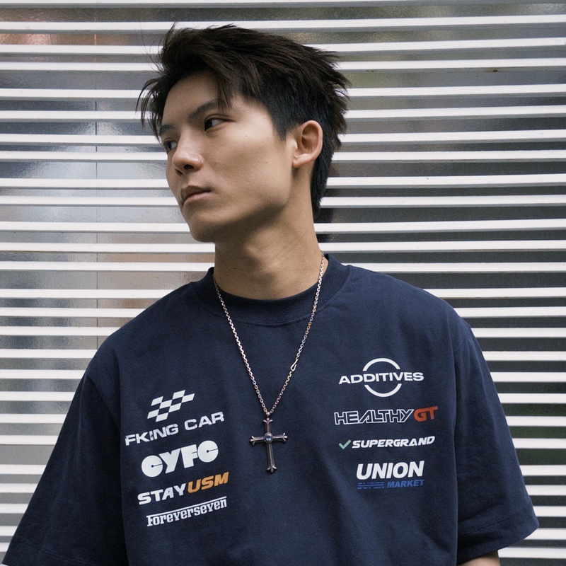 Unionsupermarket Joint Supermarket Racing Theme 180g Round Neck T-Shirt Unionsupermarket Joint Supermarket Racing Theme 180g Round Neck T-Shirt