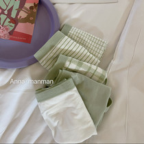 5 Dress Freshener Green College Van Minimis Yog Thread Comfort Pure Cotton Low Purse Hip Lady Triangle Briefs