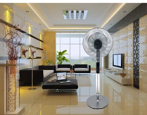 quạt trần hunter Quạt biến tần DC của Mỹ FS40-18HR quạt sàn lắc điều khiển từ xa thời gian tắt tiếng FSD35YAR - Quạt điện quạt điều hoà