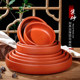 Purple sand tray succulent plant flowerpot mobile large tray water tray pad bottom tray ceramic chassis round