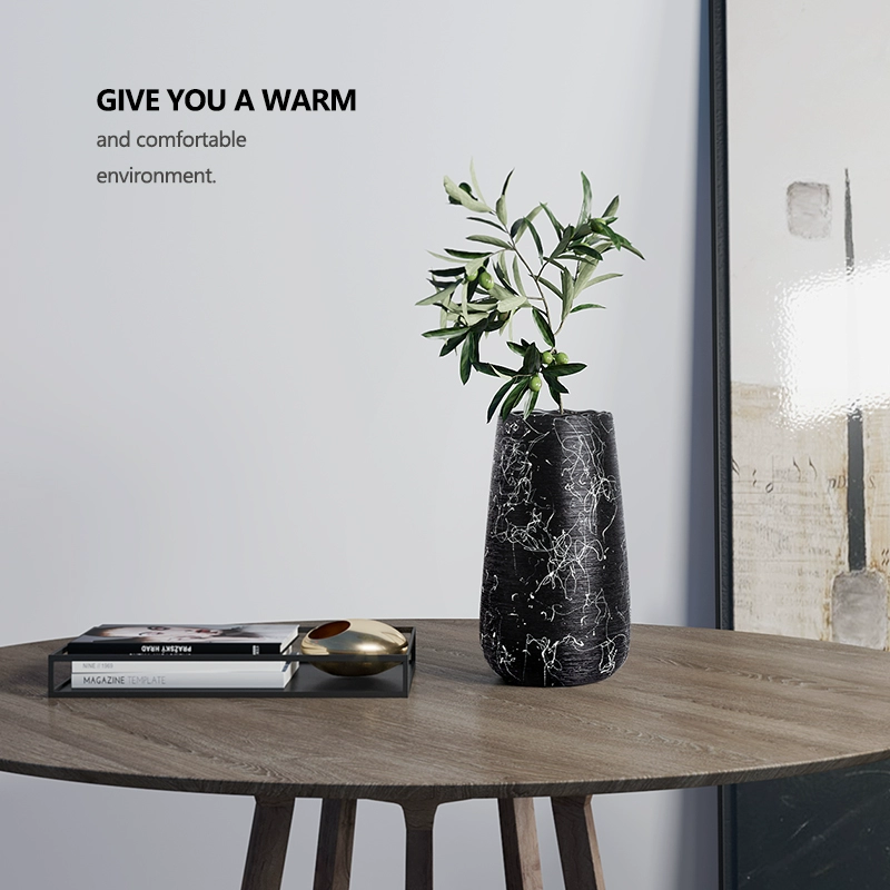 Phòng khách Bình thủy tinh thủy canh Bắc Âu trong suốt Lily Wealth Tre Gypsophila Hoa khô Trang trí bình nhỏ - Vase / Bồn hoa & Kệ
