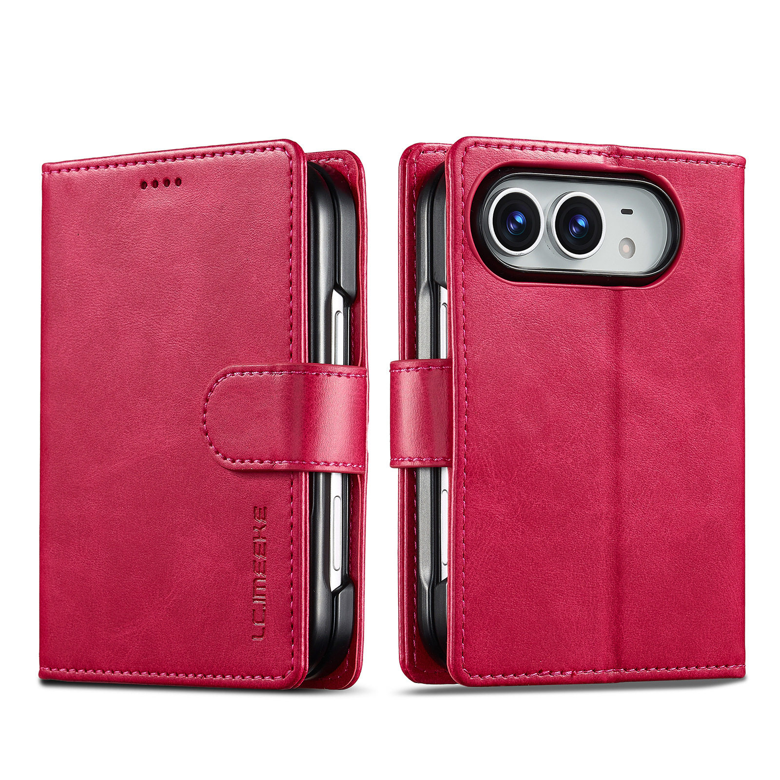 Style 3 — Minimalist Business Flip Card Holder Stand iPhone Case