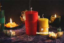 Handmade beeswax soy wax large candle three-day candle unscented column wax thick candle customized