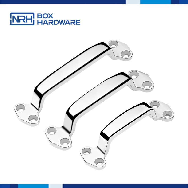 NRH Nanowire Thickened Solid 304 Stainless Steel Heavy Handle Aggravated Doorknob Arched Handle Industrial Handle