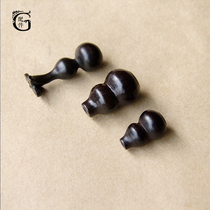 Special DIY beaded accessories MDK75 37 ebony hand carved auspicious gourd pendant Zhaofu