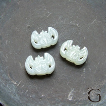 Promotion (G accessories) natural Xinjiang Hetian Jade bat back Cloud DIY handmade bracelet necklace jewelry beads