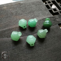 Promotion (G accessories) natural Dongling Jade Doraemon robot cat bell pendant DIY bracelet necklace pendant