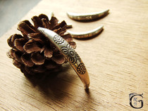 Promotional DIY red rope necklace Rope Braided bracelet Handmade beaded silver tube Thai handmade silver circle Silver elbow accessories