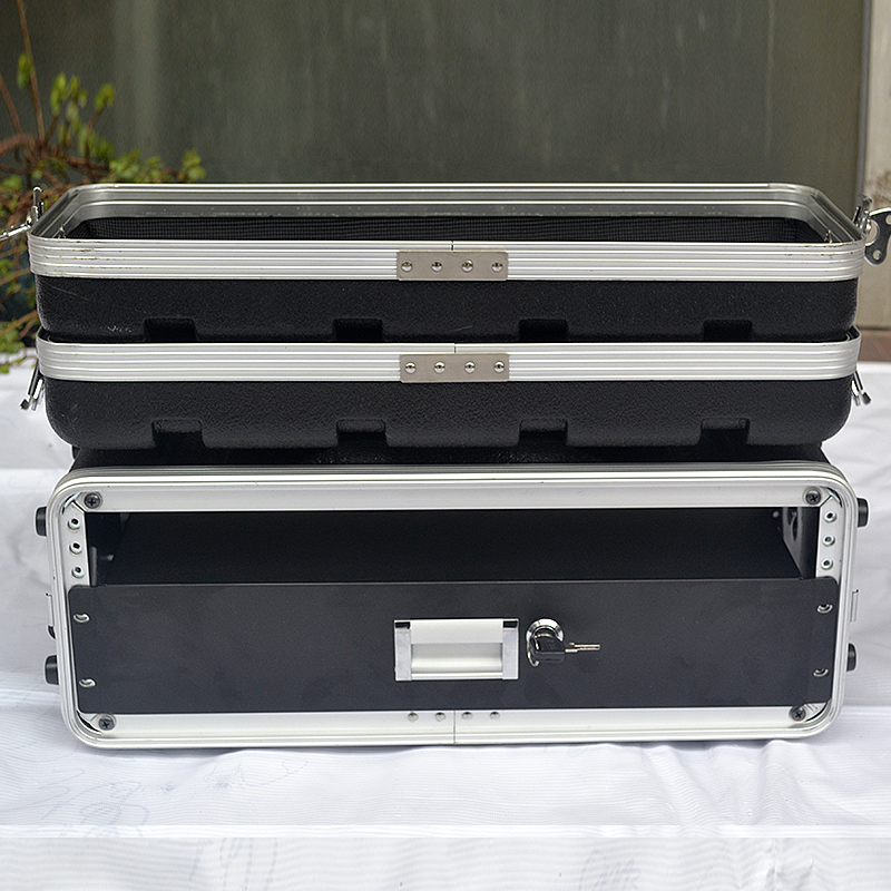 3U ABS Plastic Strap Drawer Aero Enclosure 21CM Deep Mic Receiver Box Microphone Box Microphone Box
