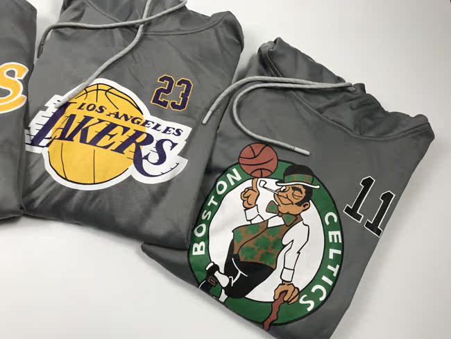 Basketball League Lakers Celtics đào tạo bóng rổ ấm lên áo len kích thước lớn chụp phù hợp với áo len thể dục - Thể thao lông cừu / jumper áo nỉ