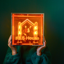Vintage Acrylic Light Bulb Light Box Ins Creative Color Light Signage Internet Red Cafe Billboard Signage Customization