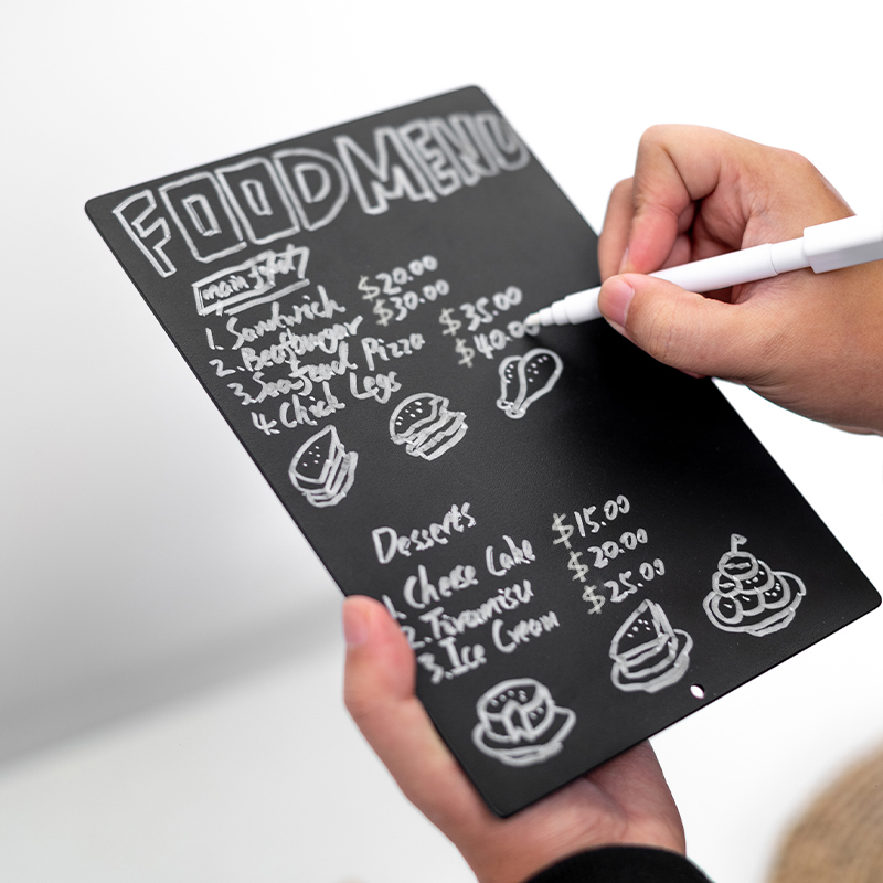 Bread Price Display Stand, Erasable Handwritten Price Tag, Metal Table Sign, Supermarket Price Tag, Price Tag