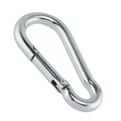 Open ring gourd buckle carabiner Galvanized iron buckle Outdoor mountaineering hanging bed hanging chair Home decoration Load-bearing 300KG