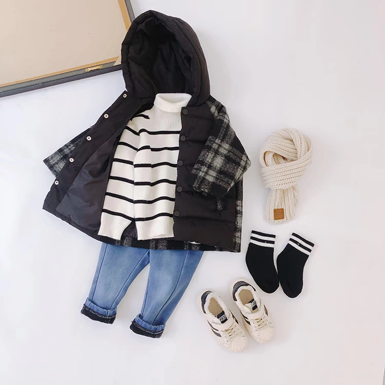Áo phông bé trai LUSON plus nhung hoang dã 2018 phiên bản Hàn Quốc mới của bé trai thủy triều thêu áo denim đầm trẻ em cao cấp