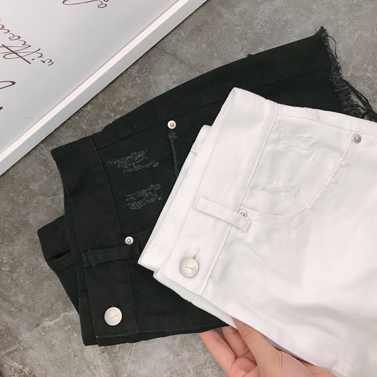 LUSON cha mẹ mặc trẻ em mặc quần short denim mùa hè gia đình của ba gia đình trang bị mẹ và con tải trang trí nhà quần áo trẻ em hàn quốc