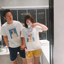 LUSON cha mẹ và con bé lỏng lẻo và thoải mái rơi vai T-shirt mùa hè gia đình mới của ba gia đình được trang bị mẹ và con