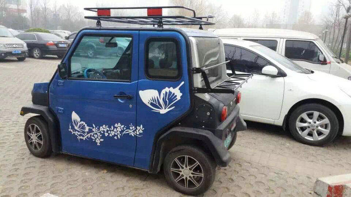 Large Yang Coincidence Guest Four Wheels Electric Car Four Seats S Accessories CHOK Original Plant Top Shelf Rear Luggage Rack Shelf