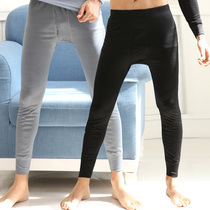 Mens single piece warm autumn pants gapped with tight fit cotton pants to bottom and slim fit slim down winter cotton pants Sleeping Pants elastic