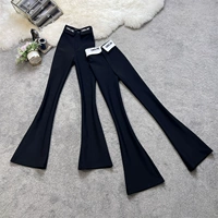 Цветной мегафон, осенние модные универсальные приталенные штаны, высокая талия, в корейском стиле