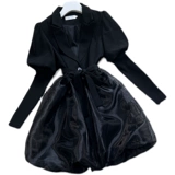 Весеннее осеннее модное милое сексуальное платье, городской стиль, в западном стиле