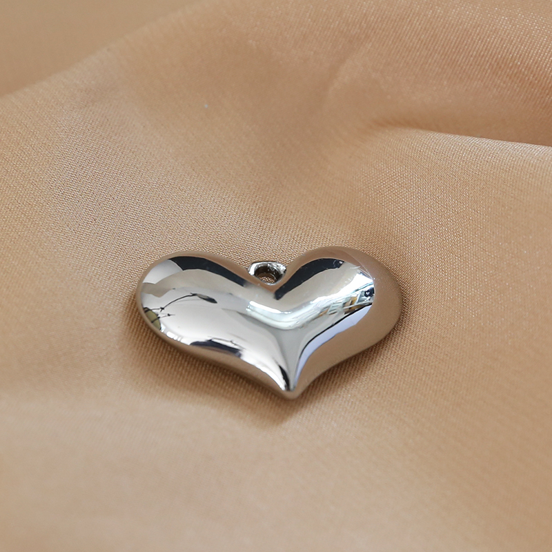 10 Pcs/package Simple Style Heart Shape Resin Plating Jewelry Accessories display picture 11