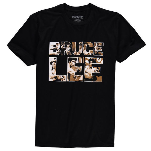 The Father of Mma Martial Arts Bruce Lee's 75Th Anniversary Trendy Half-Sleeve Ufc Commemorative Sports Loose Short-Sleeve T-Shirt