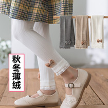 Girls Pantyhose Spring and Autumn Thin Velvet Childrens Leggings