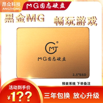 New MG wheat black gold 240G256G480G512G 1TB solid state drive 2 5 inch SSD magnesium light raw particles