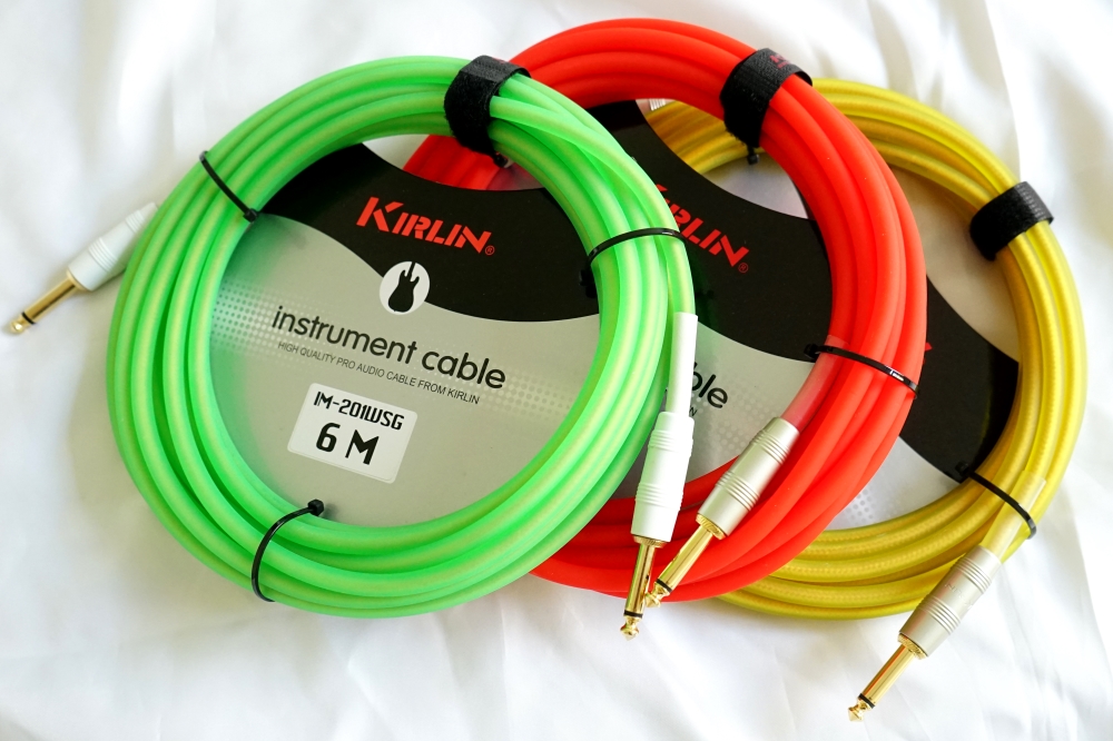 Kirlin Colin IM-201PRG 3 m 6 m transparent guitar bass connection cord audio wire pure copper