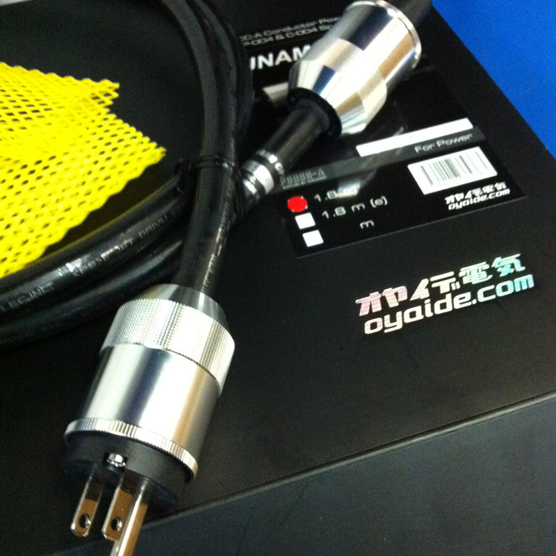 Japan Oyaide TUNAMI GPX-F1 M1 flagship monocrystalline copper power cord 1 8m