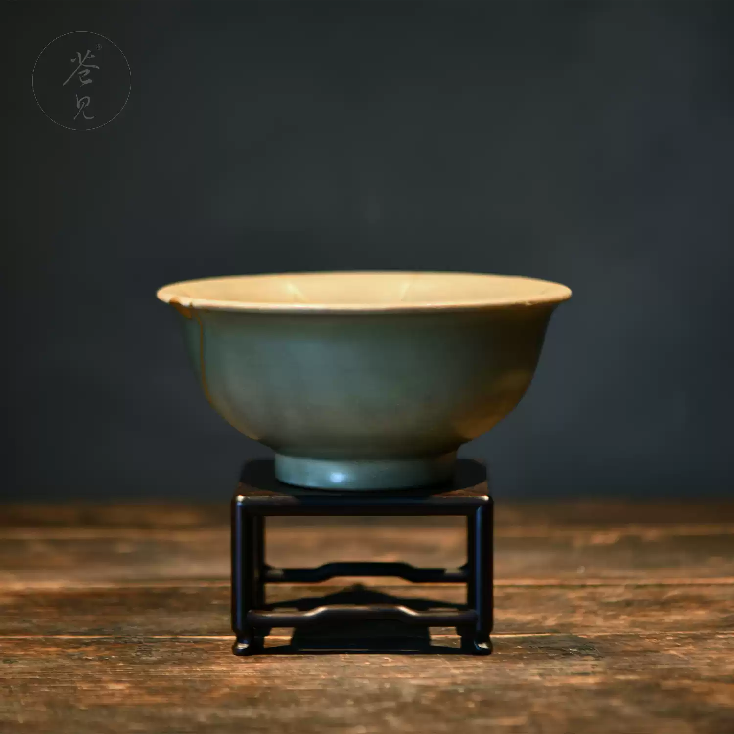 真品】龍泉窯《梅子青刻花大海碗》宋代南宋青瓷宋瓷真品-淘寶Taobao