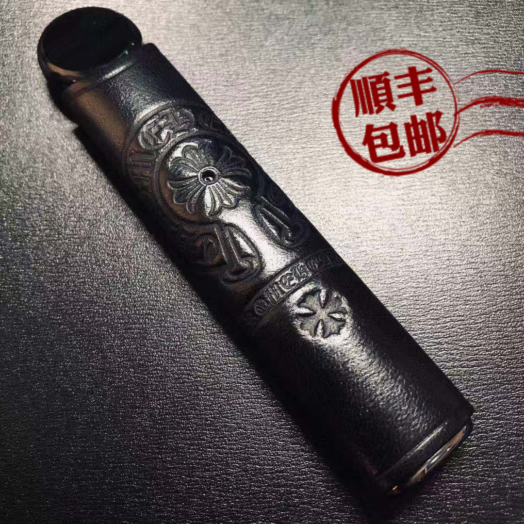 Applicable to please the 3 generations of the Spirit Point Three generations of relx York Delight Guest Leather Sheath Protective Sleeves Anti-Fall Retro Handmade Custom