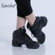 Sansha Sansha modern square dance shoes genuine leather two soles