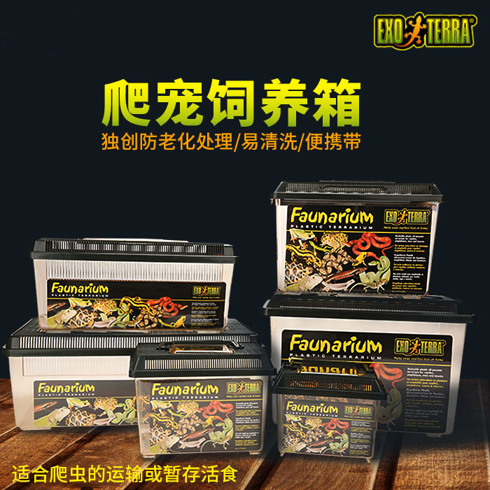 HAGEN Xijin breeding box domestic plastic reptile box turtle box horned frog gecko spider water turtle box cricket box