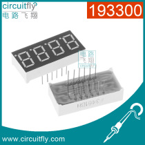 193300 Seven-segment digital tube 0 36 inches 4 digits 3461BS Common yang highlight red 12 feet