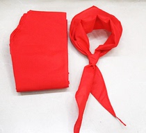 Primary school students large red scarf Childrens cotton red scarf 1 meter young pioneer supplies wholesale