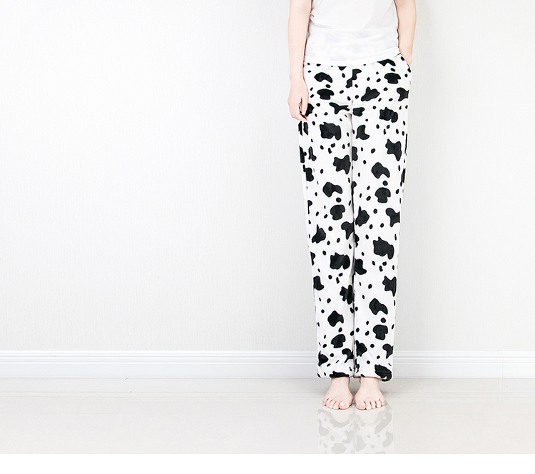 Mùa thu và mùa đông quần pyjama sống cộng với nhung dày ấm áp dịch vụ nhà flannel quần dài kích thước lớn lông cừu mềm quần âu nam