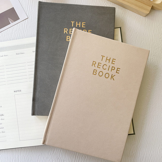 European and American Recipe Record DIY LAOSHU Recipe Notebook Cooking Food Notes Baking Recipe Book