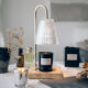 Flameless Aromatherapy Wax Melting Lamp, Candle Melting Lamp, Fragrance Candle Holder, Bedside Atmosphere Wax Melting Lamp, Night Light