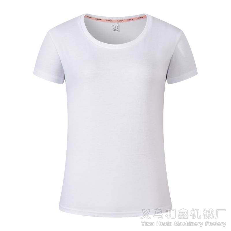Roprint Round Collar Short Sleeve Pure Cotton T-shirt Personality Custom Blank Thermal Transfer T-shirt Blank Pure Cotton Short Sleeve