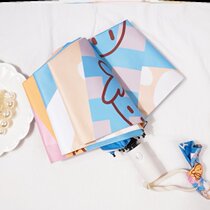 Jingmei swing showy light new school creative fashion minimalist meritocratic personality cute beach umbrella female summer anti-wind