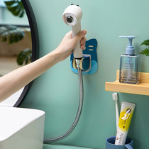 Shower head brace Universal flower sunburn Rack Punch Bed Active Fixer Silicone Wash Head Bath Sticking Wall Free Nails