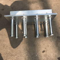 Custom Hot Galvanized Anchor Bolt Pre-Embedded Welding Plate Bolt Galvanized Sheet Steel Carbon Steel Round Steel Hook Profiled Customisation