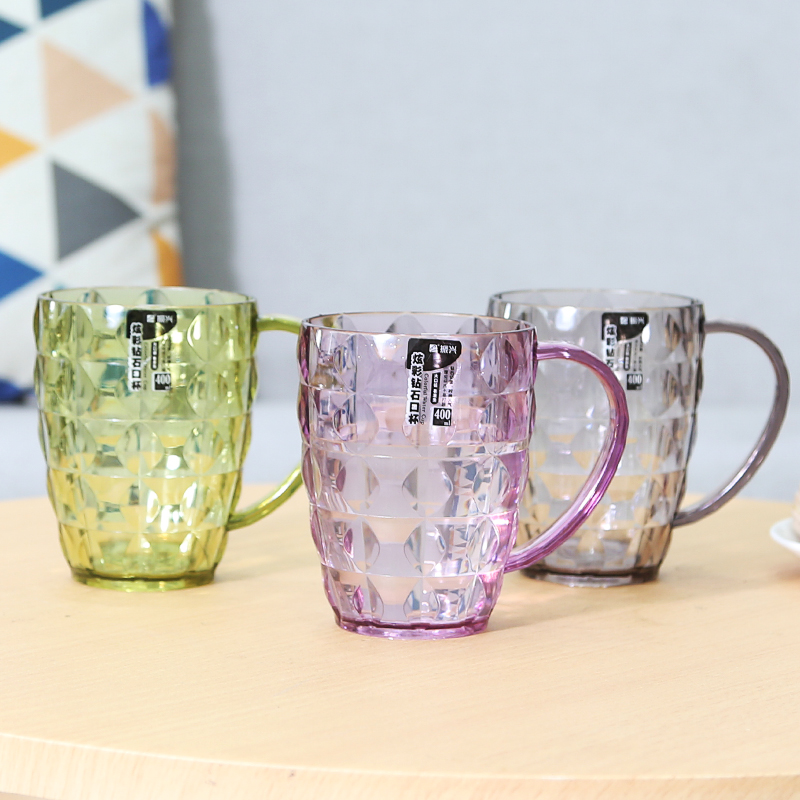Revitaliss Transparent Wash Cup Gargling cup Handle Tooth Cup Family Tooth cylinder upscale gargle cup ins high face value