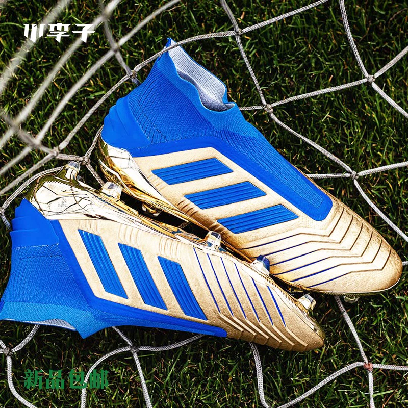 Little Plum: Truy cập giày bóng đá mũi nhọn ADIDAS / Adidas PREDATOR 19+ FG chính hãng - Giày bóng đá