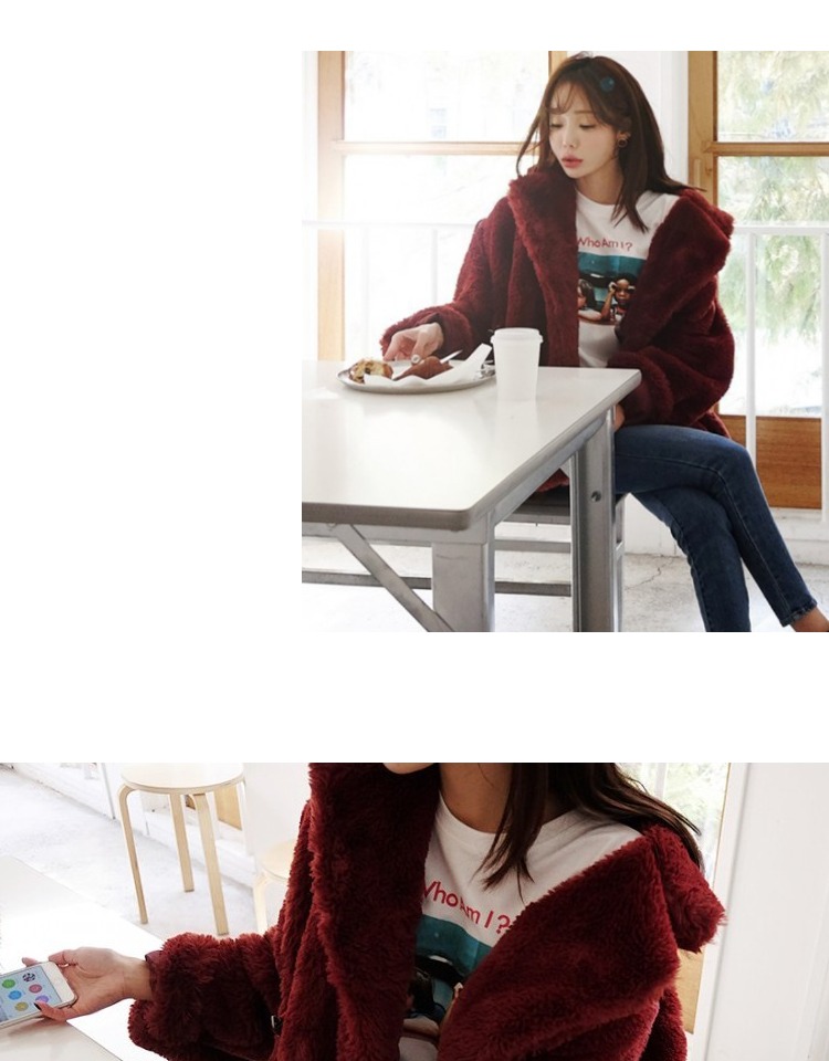 Manteau de fourrure femme LASETI    en Fausse fourrure - Ref 3174521 Image 30