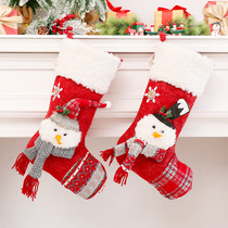 Christmas Scene Decoration Snowman Seniors Gift Bags Christmas Gifts Candy Bags Arranged Pendants Decorated Christmas Sox