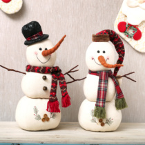 Christmas Snowman Paparazzi Boutique Foam Snowman Dolls Christmas Pendulum Accessories Hotel Shop Window Arrangement Props